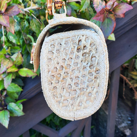 Panache Straw Purse | Natural Fishpot