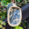 Panache Straw Purse | Blue and Natural